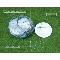 ZHUOXUAN Mini Serre Pop Up Grow House, Couverture De Serre Intérieure Extérieure En PVC, Petit Abri De Fleurs De Jardin Portable - 70 X 70 X 80 Cm 10 ZHUOXUAN Mini Serre Pop Up Grow House, Couverture De Serre Intérieure Extérieure En PVC, Petit Abri De Fleurs De Jardin Portable - 70 X 70 X 80 Cm -France Serre de jardin Soldes 2022 55313460 4