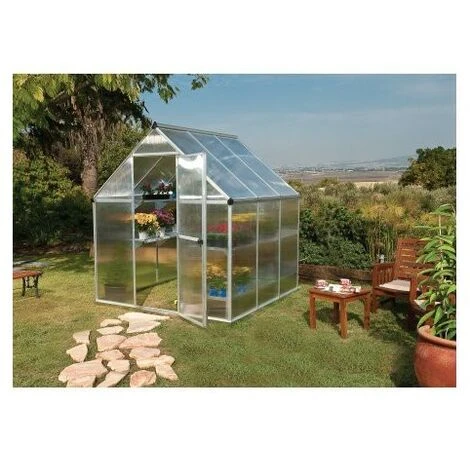 CHALET & JARDIN Serre En Polycarbonate Mythos - 3,5 M² - Avec Base 3 CHALET & JARDIN Serre En Polycarbonate Mythos - 3,5 M² - Avec Base