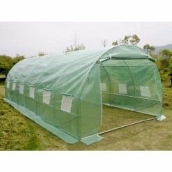 VENTE-UNIQUE.COM Serre Tunnel Avec Structure En Acier 18 M² - L600 X L300 X H200 Cm - IPOMEA - Vert 6 VENTE-UNIQUE.COM Serre Tunnel Avec Structure En Acier 18 M² - L600 X L300 X H200 Cm - IPOMEA - Vert -France Serre de jardin Soldes 2022 55883187 2