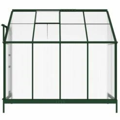 VENTE-UNIQUE.COM Serre De Jardin Adossée En Polycarbonate De 2,9m² Avec Embase - Vert - ZENAIS - Vert Sapin 10 VENTE-UNIQUE.COM Serre De Jardin Adossée En Polycarbonate De 2,9m² Avec Embase - Vert - ZENAIS - Vert Sapin -France Serre de jardin Soldes 2022 55884621 4