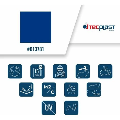 TECPLAST Bâche Tunnel Agricole 2x3 M Ignifugée M2 680TU2 Bleue - Qualité 15 Ans - Bâche étanche Anti-Chaleur - Made In France - Bleue 5 TECPLAST Bâche Tunnel Agricole 2x3 M Ignifugée M2 680TU2 Bleue - Qualité 15 Ans - Bâche étanche Anti-Chaleur - Made In France - Bleue – Image 3