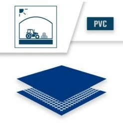 TECPLAST Bâche Tunnel Agricole 2x3 M Ignifugée M2 680TU2 Bleue - Qualité 15 Ans - Bâche étanche Anti-Chaleur - Made In France - Bleue 10 TECPLAST Bâche Tunnel Agricole 2x3 M Ignifugée M2 680TU2 Bleue - Qualité 15 Ans - Bâche étanche Anti-Chaleur - Made In France - Bleue -France Serre de jardin Soldes 2022 56364379 4