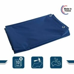TECPLAST Bâche Tunnel Agricole 2x3 M 680TU Bleue - Qualité 10 Ans - Bâche étanche Pour Tunnel De Stockage - Made In France - Bleue -France Serre de jardin Soldes 2022 56364423 2