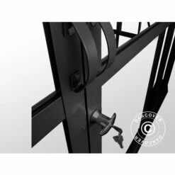 DANCOVER Orangerie/Serre 13,3m², 4,45x2,99x2,95m Avec Socle Et Crête Ornementale, Noir - Noir -France Serre de jardin Soldes 2022 56627657 5