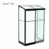 HALLS Serre Adossée Qube Lean-to En Verre Trempé 0.80m², Base Base Black - Noir 1 HALLS Serre Adossée Qube Lean-to En Verre Trempé 0.80m², Base Base Black - Noir -France Serre de jardin Soldes 2022 56842227 1