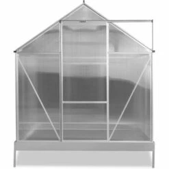 Serre De Jardin - Fuxtec FX-GWH136 - Plaques Alvéolaires (HKP), Porte Coulissante, 190x190x205cm, Embase Incluse 8 Serre De Jardin - Fuxtec FX-GWH136 - Plaques Alvéolaires (HKP), Porte Coulissante, 190x190x205cm, Embase Incluse -France Serre de jardin Soldes 2022 56929725 2