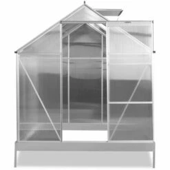 Serre De Jardin - Fuxtec FX-GWH136 - Plaques Alvéolaires (HKP), Porte Coulissante, 190x190x205cm, Embase Incluse 11 Serre De Jardin - Fuxtec FX-GWH136 - Plaques Alvéolaires (HKP), Porte Coulissante, 190x190x205cm, Embase Incluse -France Serre de jardin Soldes 2022 56929725 5