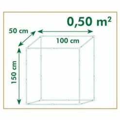 NOVA Greenhouse Pour Plantes Avec Fermeture De Fermeture éclair Transparente Verte Diverses Dimensions Nature Serre à Tomates 100x50x150 Cm Taille : 100x50x150 Cm 7 NOVA Greenhouse Pour Plantes Avec Fermeture De Fermeture éclair Transparente Verte Diverses Dimensions Nature Serre à Tomates 100x50x150 Cm Taille : 100x50x150 Cm -France Serre de jardin Soldes 2022 57098001 3