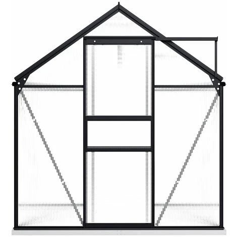 NOVA Greenhouse Avec Cadre D'aluminium Anthracite De Base Dans Différentes Tailles Serre Avec Cadre De Base Anthracite Aluminium 3,61 M² Taille : 3.61 M² 5 NOVA Greenhouse Avec Cadre D'aluminium Anthracite De Base Dans Différentes Tailles Serre Avec Cadre De Base Anthracite Aluminium 3,61 M² Taille : 3.61 M² – Image 3