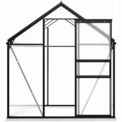 NOVA Greenhouse Avec Cadre D'aluminium Anthracite De Base Dans Différentes Tailles Serre Avec Cadre De Base Anthracite Aluminium 3,61 M² Taille : 3.61 M² 10 NOVA Greenhouse Avec Cadre D'aluminium Anthracite De Base Dans Différentes Tailles Serre Avec Cadre De Base Anthracite Aluminium 3,61 M² Taille : 3.61 M² -France Serre de jardin Soldes 2022 57098136 4