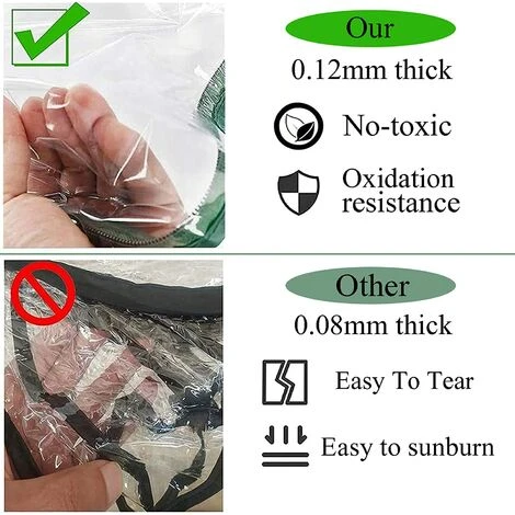 MACARON Mini Serre Pop Up Grow House, Couverture De Serre Intérieure Extérieure En PVC, Petit Abri De Fleurs De Jardin Portable - 80 X 80 X 80 Cm LO-Ron 6 MACARON Mini Serre Pop Up Grow House, Couverture De Serre Intérieure Extérieure En PVC, Petit Abri De Fleurs De Jardin Portable - 80 X 80 X 80 Cm LO-Ron – Image 4