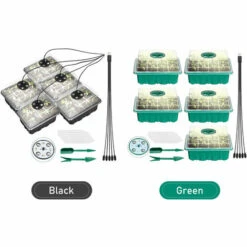 SUPERSELLER Germoir 5PCS Plateau De Démarrage De Graines De Plantes Avec Lampes De Culture Pour Planter Des Graines 60 Cellules De Semis Kit De Démarrage De Plantes Biologiques Avec 5 étiquettes 2 Outils De Transplantation - Le Noir 8 SUPERSELLER Germoir 5PCS Plateau De Démarrage De Graines De Plantes Avec Lampes De Culture Pour Planter Des Graines 60 Cellules De Semis Kit De Démarrage De Plantes Biologiques Avec 5 étiquettes 2 Outils De Transplantation - Le Noir -France Serre de jardin Soldes 2022 57478759 2