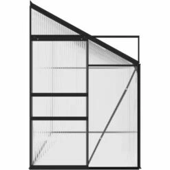 TRUE DEAL Serre Anthracite Aluminium 7,44 M³ 10 TRUE DEAL Serre Anthracite Aluminium 7,44 M³ -France Serre de jardin Soldes 2022 57827443 4