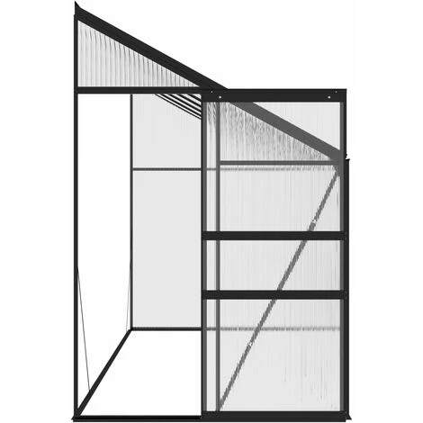 TRUE DEAL Serre Anthracite Aluminium 7,44 M³ 7 TRUE DEAL Serre Anthracite Aluminium 7,44 M³ – Image 5