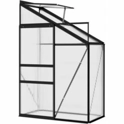 TRUE DEAL Serre Anthracite Aluminium 1,38 M³ -France Serre de jardin Soldes 2022 57831316 3