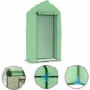 INLIFE Serre Avec Cadre En Acier 0,5 M² 1x0,5x1,9 M -France Serre de jardin Soldes 2022 57884106 1