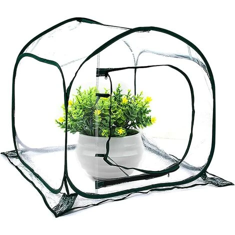 AIDUCHO Mini Serre Pop Up Grow House, Couverture De Serre Intérieure Extérieure En PVC, Petit Abri De Fleurs De Jardin Portable - 80 X 80 X 80 Cm 4 AIDUCHO Mini Serre Pop Up Grow House, Couverture De Serre Intérieure Extérieure En PVC, Petit Abri De Fleurs De Jardin Portable - 80 X 80 X 80 Cm – Image 2