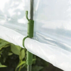 CHANCEY Lot De 20 Clips Tunnels Pour Filet D'ombrage De Cadre De Serre,SEMAket Clips De Protection Pour Tuyau, Couverture Givrée, Cadre De Tuyau, Connecteur De Film -France Serre de jardin Soldes 2022 58534746 5