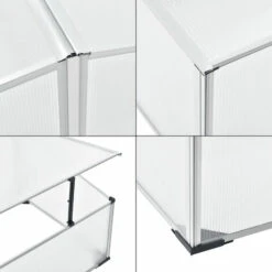 NOVA Greenhouse De Balcon Pour Plantes 120x100x30 / 40 Cm Toit Avec Ouverture Papillon -France Serre de jardin Soldes 2022 58597505 4