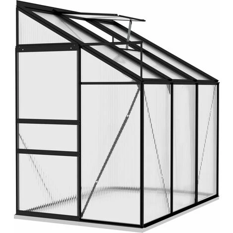 INLIFE Serre Anthracite Aluminium 3,97 M³ - Anthracite 5 INLIFE Serre Anthracite Aluminium 3,97 M³ - Anthracite – Image 3