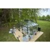 JULIANA Serre De Jardin Grande Oasis 18.80 M² Avec Embase - Anthracite Et Noir 1 JULIANA Serre De Jardin Grande Oasis 18.80 M² Avec Embase - Anthracite Et Noir -France Serre de jardin Soldes 2022 59182969 1