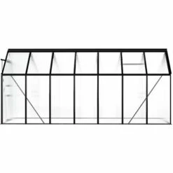 Topdeal Serre Anthracite Aluminium 8,17 M² FF48213_FR -France Serre de jardin Soldes 2022 60371977 4