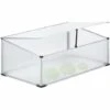 Relaxdays Serre En Aluminium, Jardin, Pour Jeunes Plants, HxLxP : 40x100x60cm, Perméable Aux UVs, Potager, Transparent