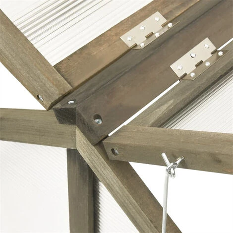 FIMEI Serre Gris 114x80x50 Cm Bois De Sapin 6 FIMEI Serre Gris 114x80x50 Cm Bois De Sapin – Image 4