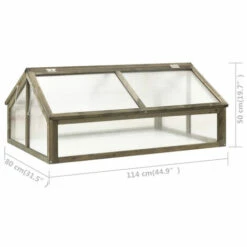 FIMEI Serre Gris 114x80x50 Cm Bois De Sapin 11 FIMEI Serre Gris 114x80x50 Cm Bois De Sapin -France Serre de jardin Soldes 2022 60589332 5