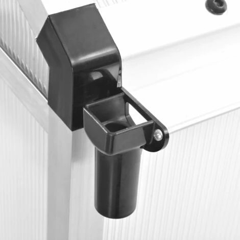 INLIFE Serre Aluminium 421x190x195 Cm 15,6 M³ 6 INLIFE Serre Aluminium 421x190x195 Cm 15,6 M³ – Image 4