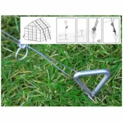 CANOPIA Serre De Jardin En Polycarbonate Harmony 7,95 M², Couleur Argent, Ancrage Au Sol Oui - Argent -France Serre de jardin Soldes 2022 6073111 5