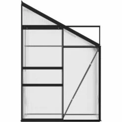 FIMEI Serre Anthracite Aluminium 1,38 M³ -France Serre de jardin Soldes 2022 60968595 4