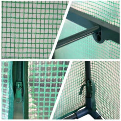 TolleTour Serre De Jardin Balcon Terrasse Serre Pour Tomates Acier PVC Imperméable Anti-UV Transparent 70*50*160CM Vert - Vert -France Serre de jardin Soldes 2022 61232697 2