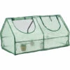 Relaxdays Serre De Jardin, Avec 2 Fenêtres, Toit Pointu, Abri En PE,HLP : 60 x 120 x 60 cm, Vert Foncé -France Serre de jardin Soldes 2022 61313977 1