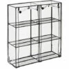 Relaxdays Serre De Jardin 6 étagères, Bâche PVC, Structure En Acier, 2 Portes, HLP : 152 X 143 X 45 cm, Transparent/noir 1 Relaxdays Serre De Jardin 6 étagères, Bâche PVC, Structure En Acier, 2 Portes, HLP : 152 X 143 X 45 cm, Transparent/noir -France Serre de jardin Soldes 2022 61313983 1