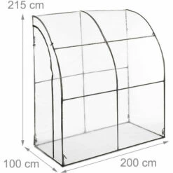 Relaxdays Serre De Jardin Pour Tomates, Bâche PVC, Facilement Accessible, HxLxP : 215 X 200 X 100 Cm, Transparent/noir 11 Relaxdays Serre De Jardin Pour Tomates, Bâche PVC, Facilement Accessible, HxLxP : 215 X 200 X 100 Cm, Transparent/noir -France Serre de jardin Soldes 2022 61313994 5