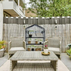 Relaxdays Serre Pour Balcon, Bâche En PVC, Structure Acier, 4 étagères, HxLxP : 125 X 69 X 29 cm, Noir/transparent 10 Relaxdays Serre Pour Balcon, Bâche En PVC, Structure Acier, 4 étagères, HxLxP : 125 X 69 X 29 cm, Noir/transparent -France Serre de jardin Soldes 2022 61314009 4