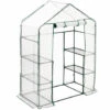 Relaxdays Serre De Jardin, Avec Bâche En PE, 4 étages, à Taille Humaine, HLP : 195x143x73 cm, Vert/transparent 1 Relaxdays Serre De Jardin, Avec Bâche En PE, 4 étages, à Taille Humaine, HLP : 195x143x73 cm, Vert/transparent -France Serre de jardin Soldes 2022 61314038 1