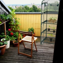 Relaxdays Serre De Balcon, Métal Et PVC, Taille Compacte, Avec Bâche, H X L X P : 159 X 69 X 49 cm, Verte/transparente -France Serre de jardin Soldes 2022 61314212 4