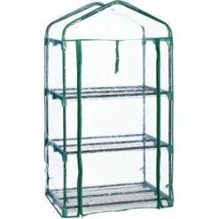 Relaxdays Serre De Balcon, Métal Et PVC, Taille Compacte, Avec Bâche, HxLxP : 127 X 69 X 49 cm, Verte/transparente 8 Relaxdays Serre De Balcon, Métal Et PVC, Taille Compacte, Avec Bâche, HxLxP : 127 X 69 X 49 cm, Verte/transparente -France Serre de jardin Soldes 2022 61314286 2