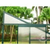 DANCOVER Serre Adossée Polycarbonate ZEN 3,1m², 1,27x2,44x2,12m, Vert - Vert -France Serre de jardin Soldes 2022 62023072 1