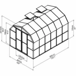 CANOPIA Serre De Jardin En Polycarbonate Rion Grand Gardener 10,38 M², Ancrage Au Sol Oui -France Serre de jardin Soldes 2022 6305210 3