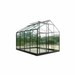 CHALET & JARDIN Serre De Jardin En Verre Trempé SEKURIT 4 Mm + Base - 5,8 M²