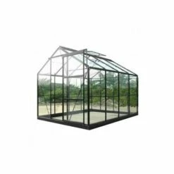 CHALET & JARDIN Serre De Jardin En Verre Trempé SEKURIT 4 Mm + Base - 7,6 M²
