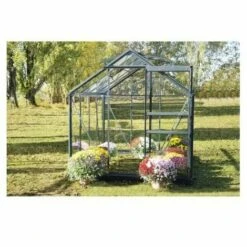 CHALET & JARDIN Serre De Jardin En Verre Trempé SEKURIT 4 Mm + Base - 7,6 M² 9 CHALET & JARDIN Serre De Jardin En Verre Trempé SEKURIT 4 Mm + Base - 7,6 M² -France Serre de jardin Soldes 2022 6306861 4
