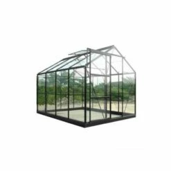 CHALET & JARDIN Serre De Jardin En Verre Trempé SEKURIT 4 Mm + Base - 8,9 M²