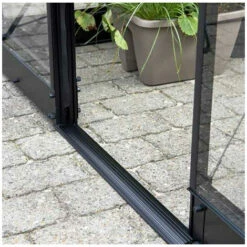 HALLS Serre De Jardin Garden Room Verre Trempé 12.90m², Couleur Noir, Base Sans Base - Noir -France Serre de jardin Soldes 2022 63225532 4