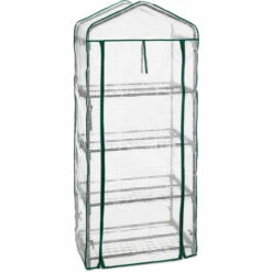 Relaxdays Serre De Balcon, Métal Et PE, 4 Niveaux, Avec Bâche, H X L X P : 159 X 69 X 49 cm, Vert/blanc 8 Relaxdays Serre De Balcon, Métal Et PE, 4 Niveaux, Avec Bâche, H X L X P : 159 X 69 X 49 cm, Vert/blanc -France Serre de jardin Soldes 2022 63553834 2