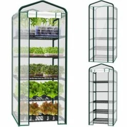 2DISTRIBUTION Serre Tunnel De Jardin Balcon 5 Niveaux 1.95 X 07 X 0.5 M 11 2DISTRIBUTION Serre Tunnel De Jardin Balcon 5 Niveaux 1.95 X 07 X 0.5 M -France Serre de jardin Soldes 2022 63776506 5