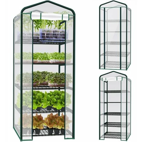 2DISTRIBUTION Serre Tunnel De Jardin Balcon 5 Niveaux 1.95 X 07 X 0.5 M 7 2DISTRIBUTION Serre Tunnel De Jardin Balcon 5 Niveaux 1.95 X 07 X 0.5 M – Image 5